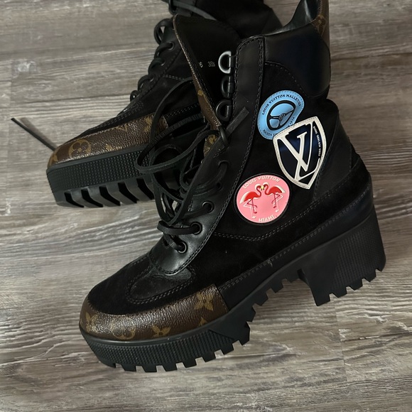 Louis Vuitton Shoes - Louis Vuitton Patchwork Desert Boots